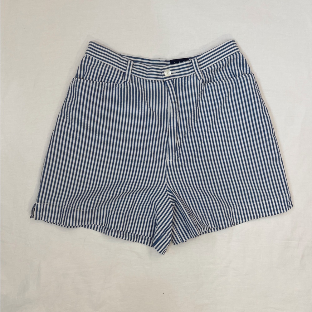 Vintage High Rise Gap Striped‎ Shorts